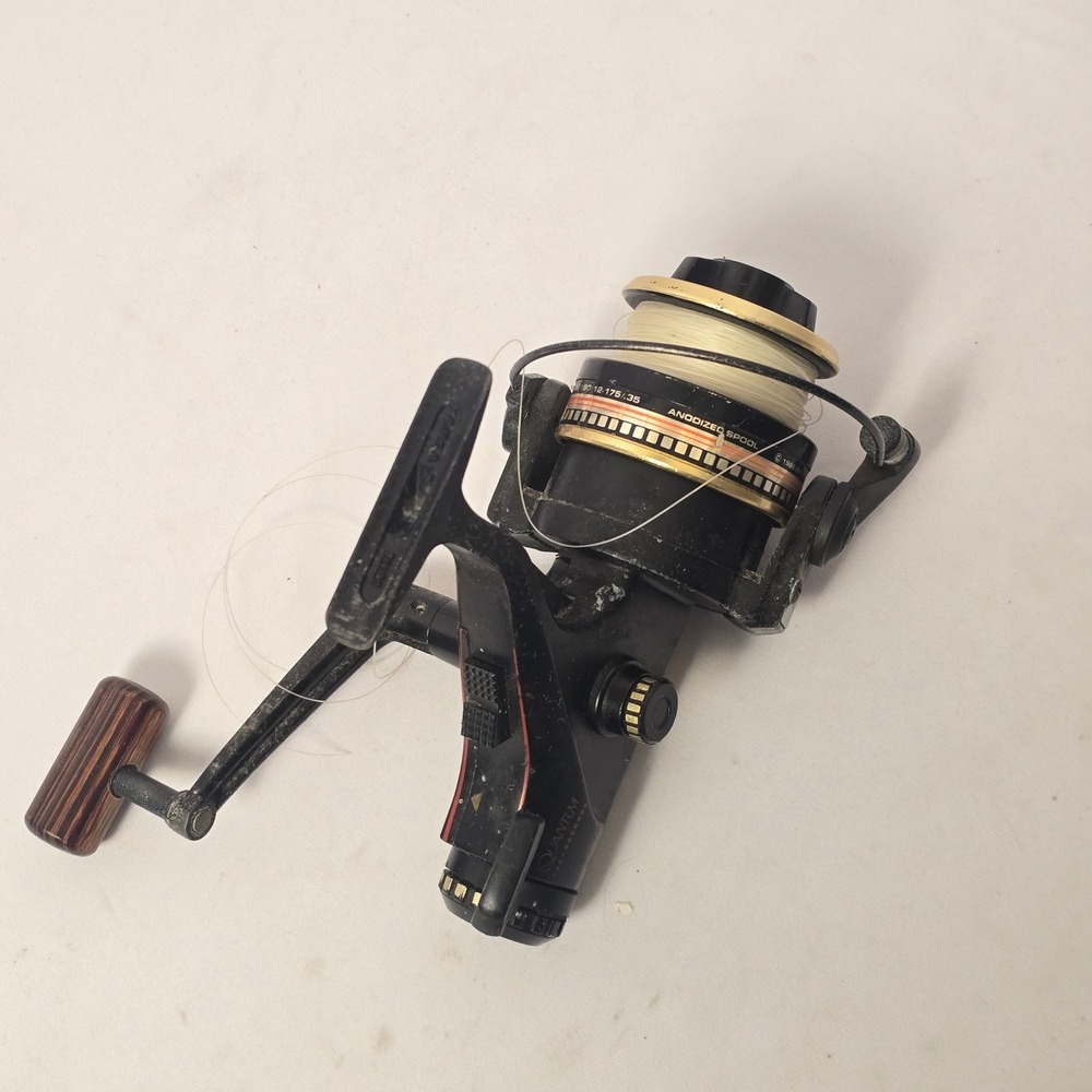 Quantum QMD45 Spinning Fishing Reel Zebco Bait Sensor Anodized‎ Spool Korea